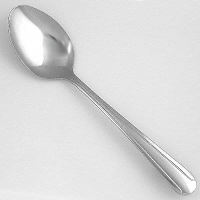 Dessert Spoon 6 3/4 in L Silver PK24