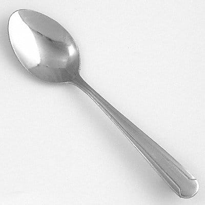 Demitasse Spoon 4 3/4 in L Silver PK36