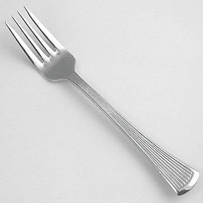 Salad Fork 7 1/8 in L Silver PK36