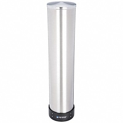 Cup Dispenser 25 in H Silver