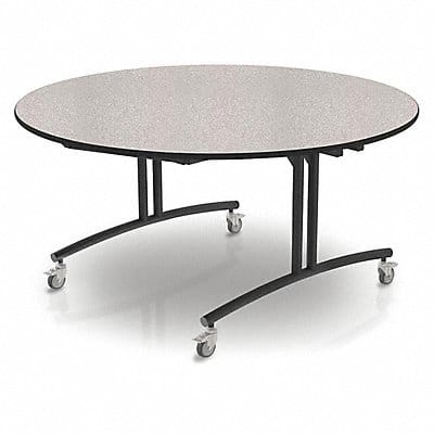 Flip Top Table Round White Nebula