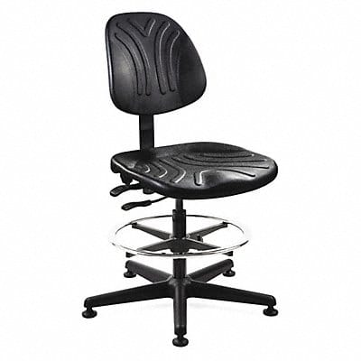 Task Chair Poly Black 21 to 31 Seat Ht