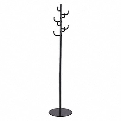 Coat Rack Black 69 H Stand Alone