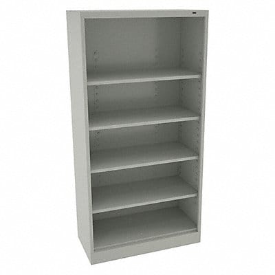 Bookcase Width 36 In 5 Shelf Grey