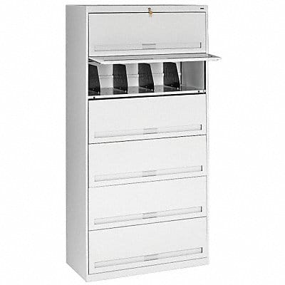 Cabinet 36 x 75-1/4 x 17 In Light Gray