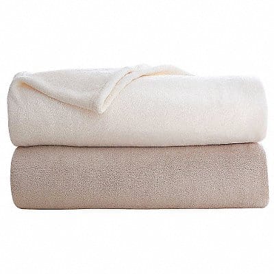 D9499 Fleece Blanket Queen 90x90 in Khaki PK4