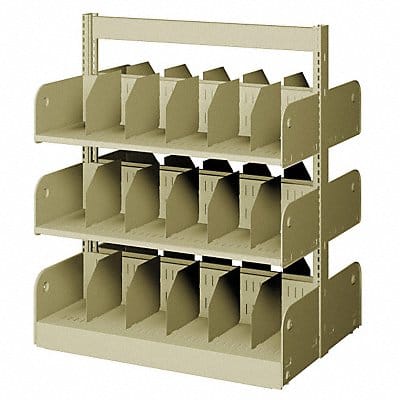 Divider Shelf Double 6 Shelves 24 In