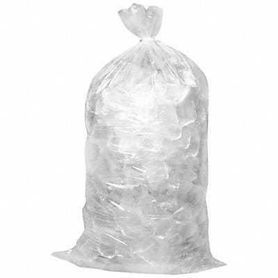 Unprinted Ice Bags 8 lb 20 in PK1000