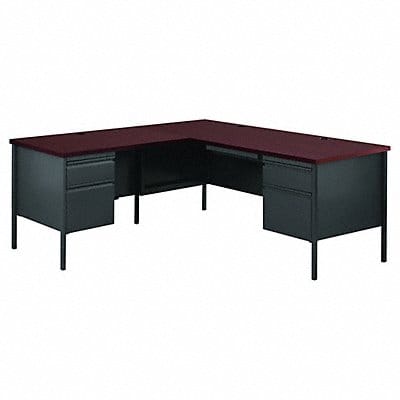 L-Shape Desk 66 W 29-1/2 H 72 D