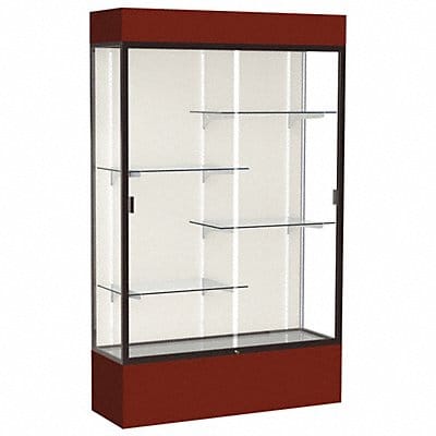 Floor Display Case Maroon 80 H 48 L