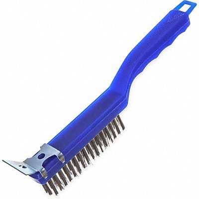 Scratch Brush 11.4 in L Plastic Handle