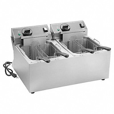 Fryer 10lb 12-5/8 Hx23 W SS Electric