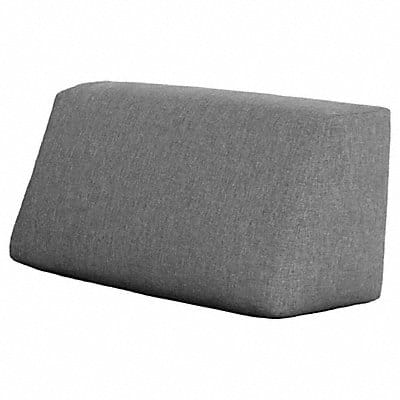 Back Pillow 18 W x 36 H Gray Upholstery