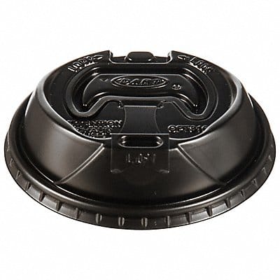 Disp Hot Cup Lid 10 oz-24oz Black PK1000