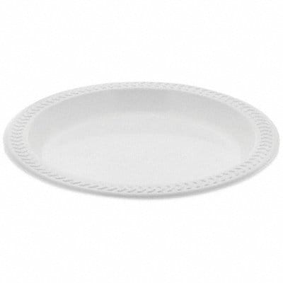 Disp Plastic Plate 6 in White PK1000