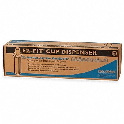 Cup Dispenser 5 3/4 in H Black