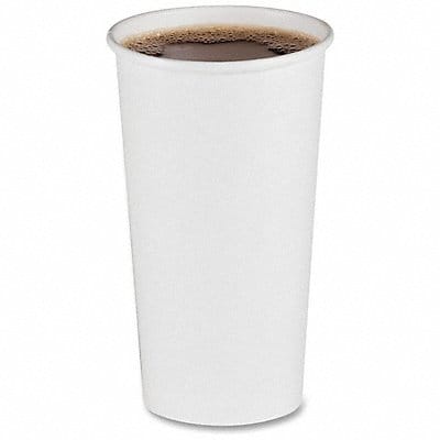 Disposable Hot/Cold Cup 20oz White PK600