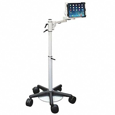 Tablet Charging Cart Gray 46 H x 32 W