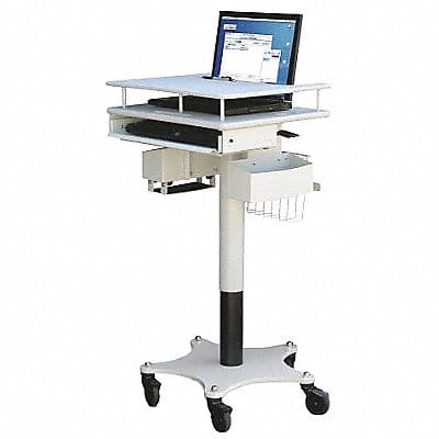 Laptop Cart 27-1/2 to 43-1/2 H x 21 W