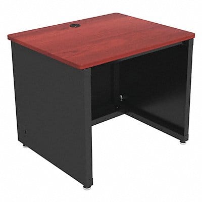 Enclosed Desk CD Series 36 W Cherry Top