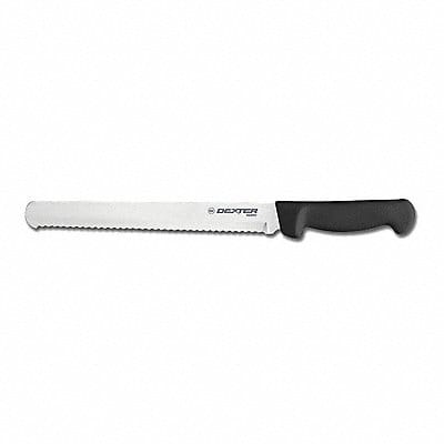 Bread Knife 10 Blade Black/White Handle