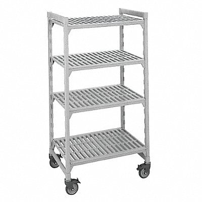 Mobile Shelving Unit 75 in H 48 in W