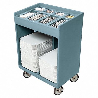 Tray/ Silverware Dispenser Cart 32 3/8 L