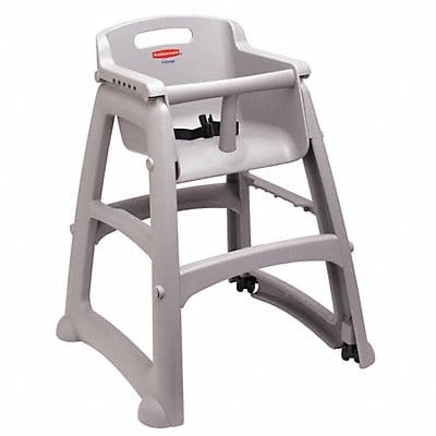 High Chair 29 3/4 in H Platinum