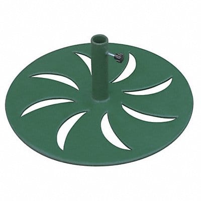 E5621 Outdoor Umbrella Base Round Green