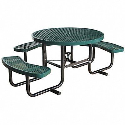 Picnic Table 81 W x63-1/2 D Green