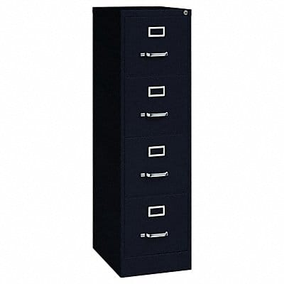 Vertical File Cabinet Black 52 H