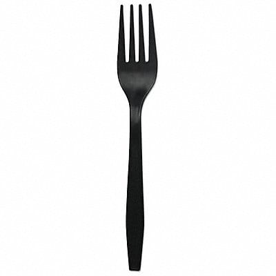 Disposable Fork Black Heavy PK1000