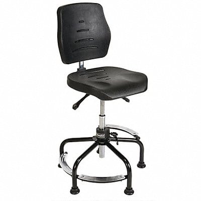 Task Chair Poly Black 19-36 Seat Ht