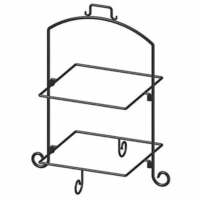 Plate Stand 16.5 x 20.5 x 25 in 2 Tier