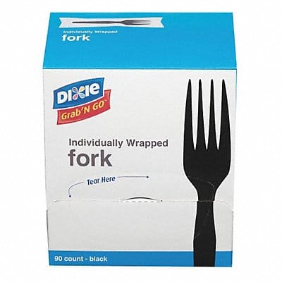 Fork Black Dixie Med PK540