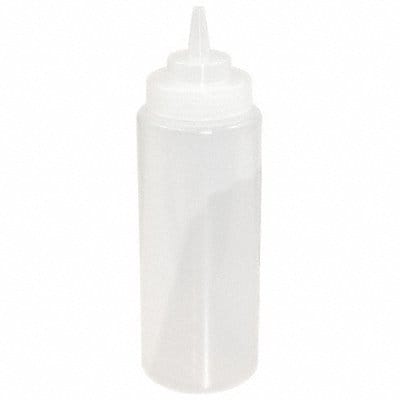 Squeeze Bottle 9 1/4 Clear Plastic PK12