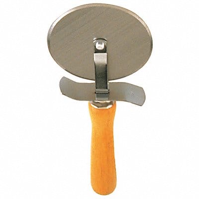 Pizza Cutter Wheel 4 in Dia Wood