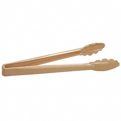 Serving Tongs 9 in L Plastic Beige