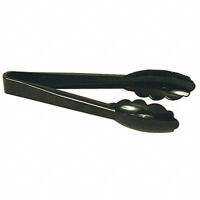 Serving Tongs 9 in L Plastic Black