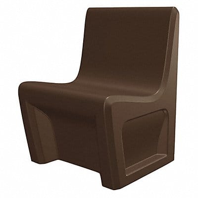 Sentinel Armless Chair w/Door Brown