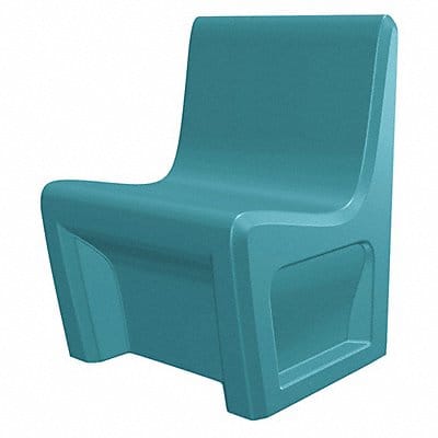 Sentinel Armless Chair w/Door Blue Gray