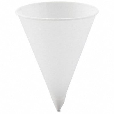 Disposable Cone Cup 4 1/4oz White PK5000