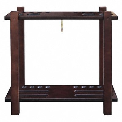 Floor Billiard Pool Cue Rack Mahogany