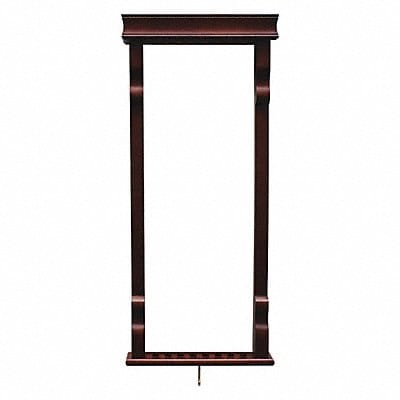 Wall Billiard Pool Cue Rack Mahogany