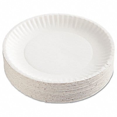 Paper Plate 9 White PK1200