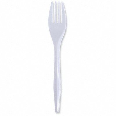 Disposable Fork White Med PK1000