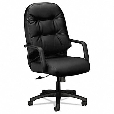 Chair Exec Leather Bk