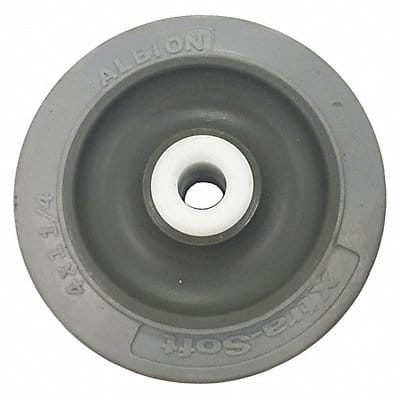 Poly-Wheels Soft 4 x 1-1/4 x 2/2in Bore