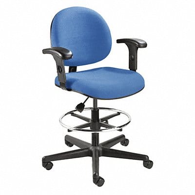 Chair 300 lb wt. Cap. Blue Seat