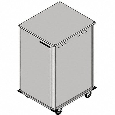 Food Tray Cart 55 21/64 in H SS